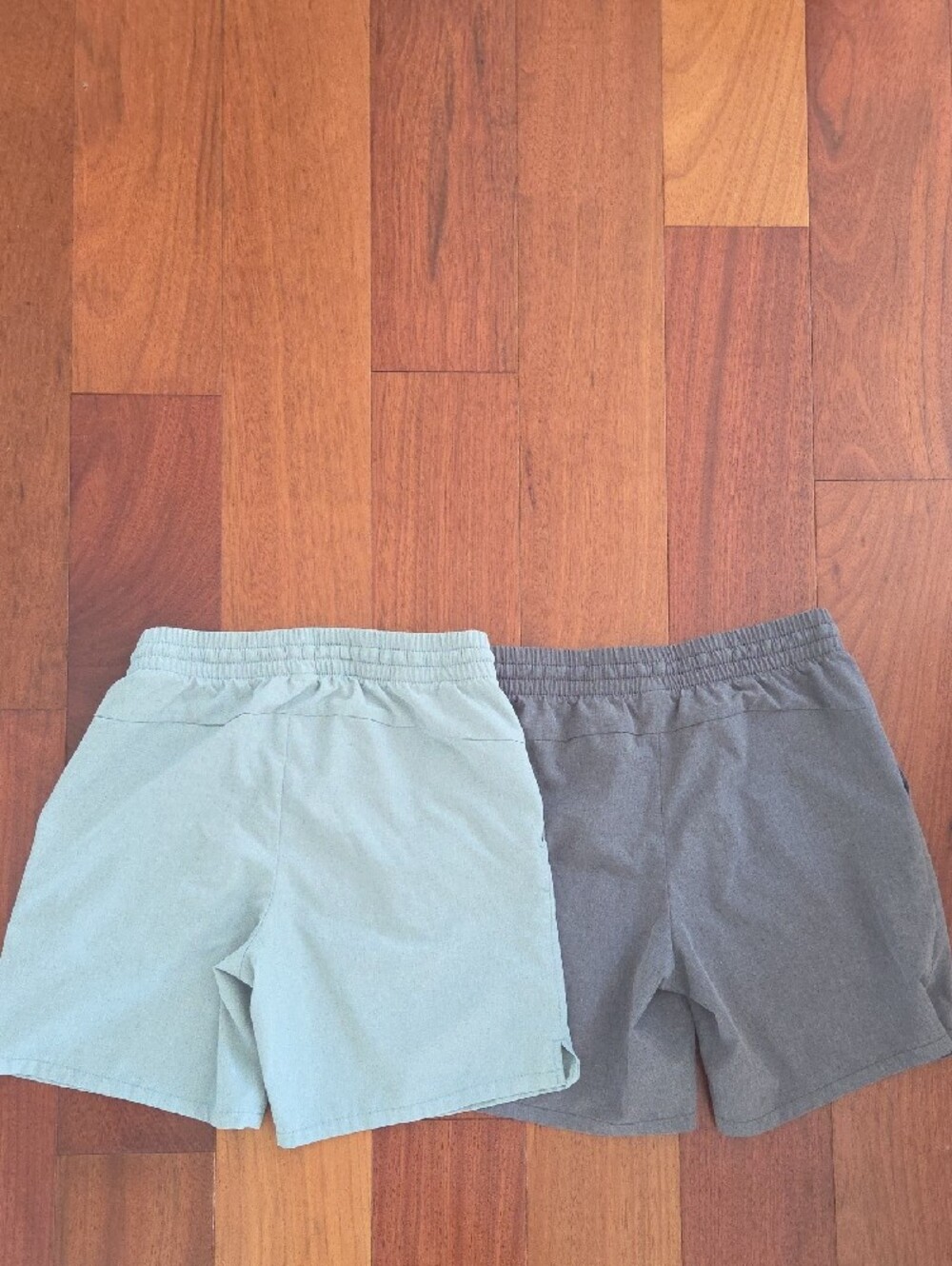 Cat & Jack and Old Navy 4-Pack Pull-On Shorts in Blue, Green, and Gray Sz 10/ 12 - Picture 9 of 10